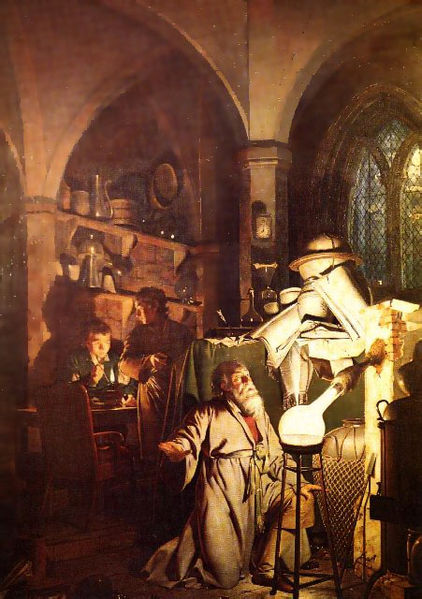 Joseph Wright of Derby: The Alchemist in Search of the Philosopher's Stone