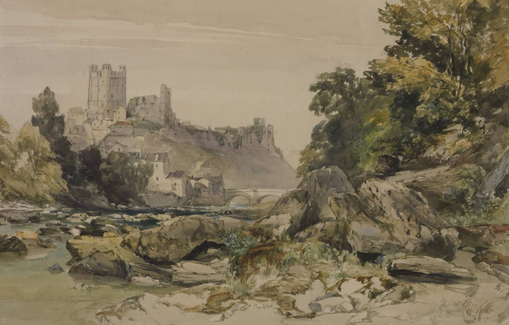 William CallowRichmond Castle, Yorkshire (1843). Kuva: www.tate.org.uk